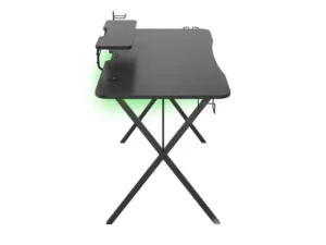 Tavolinë Gaming Genesis Holm 300 RGB / 120 cm x 60 cm x 75 cm / e zezë