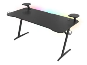 Tavolinë Gaming Genesis Holm 510 RGB / 160 cm x 75 cm x 75 cm / e zezë
