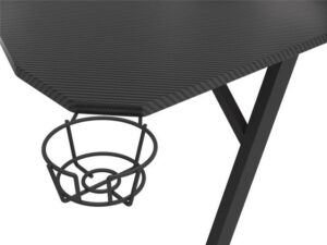 Tavolinë Gaming Genesis Holm 510 RGB / 160 cm x 75 cm x 75 cm / e zezë