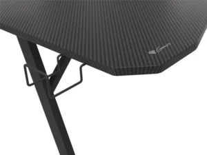 Tavolinë Gaming Genesis Holm 510 RGB / 160 cm x 75 cm x 75 cm / e zezë