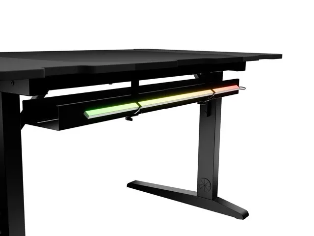 Tavolinë gaming Genesis Holm Modular 140 RGB  / 14 x 75 cm – Zezë
