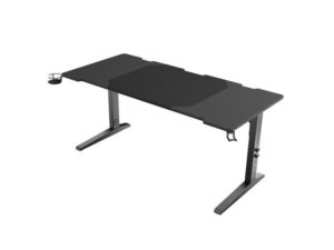 Tavolinë Gaming Genesis Holm Modular 160 RGB / 160 cm x 75 cm x E rregullueshme / e zezë