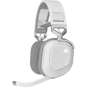 Kufje Gaming Corsair HS80 Wireless – Bardhë
