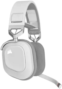Kufje Gaming Corsair HS80 RGB Wireless  – Bardhë 6