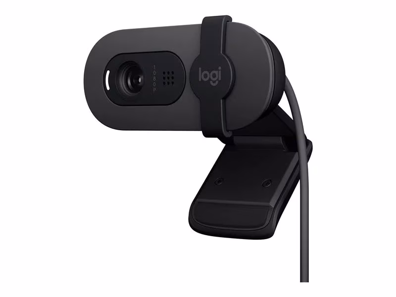 Kamerë Logitech BRIO 105 / Full HD / 1080p / 30fps / Auto-Light Balance / Microphone / USB-A - Zezë