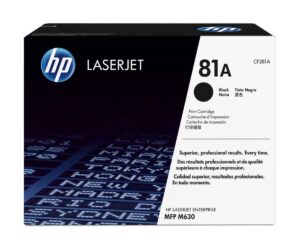 Toner HP 81A Original Cartridge (CF281A) / Standard Yield (10,500 Pages) / 1-pack - Zezë