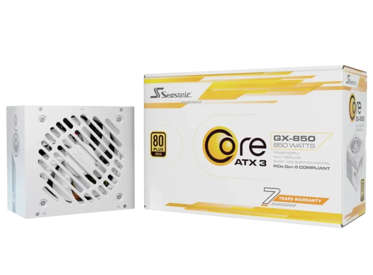 Furnizues Energjie 850W Seasonic Core GX-850-V2-E bardhë cable management