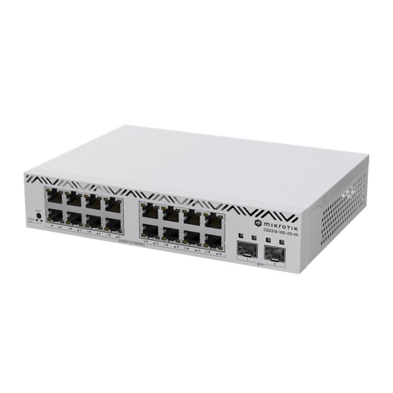 MikroTik Cloud Smart Switch CSS318-16G-2S+IN . 16x Gigabit. 2x SFP+