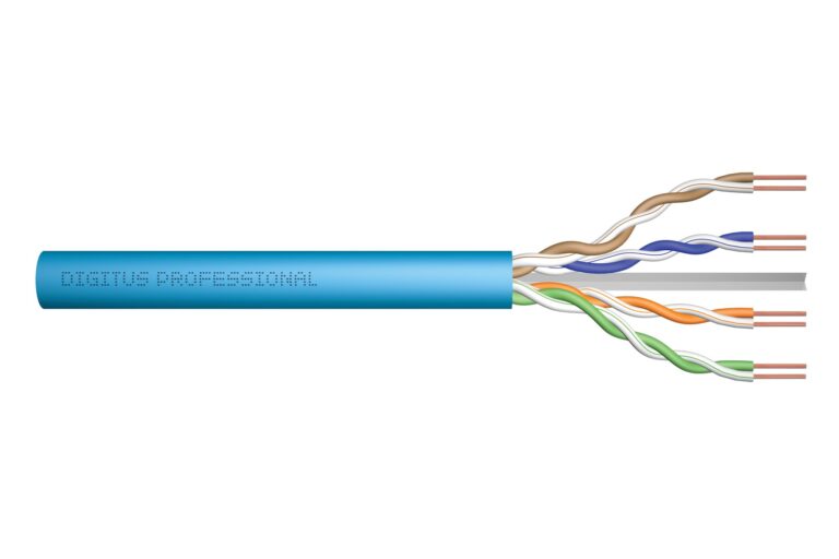 Kabllo rrjeti DIGITUS / CAT 6A / U-UTP / Twisted Pair / 500 m - Blu