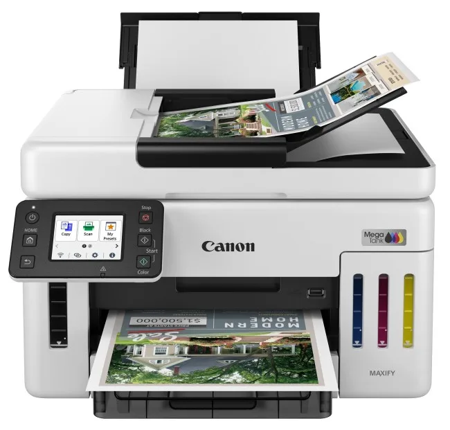 Printer Inkjet/Multifunksional Canon MAXIFY GX6140 / 24 ppm - Bardhë - Figura 4