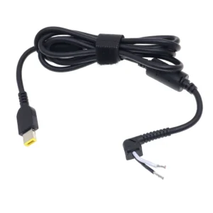 Kabëll për Adapter të Laptopit  Lenovo / 7.4*5.0 në USB pin / 1.5m / E zezë