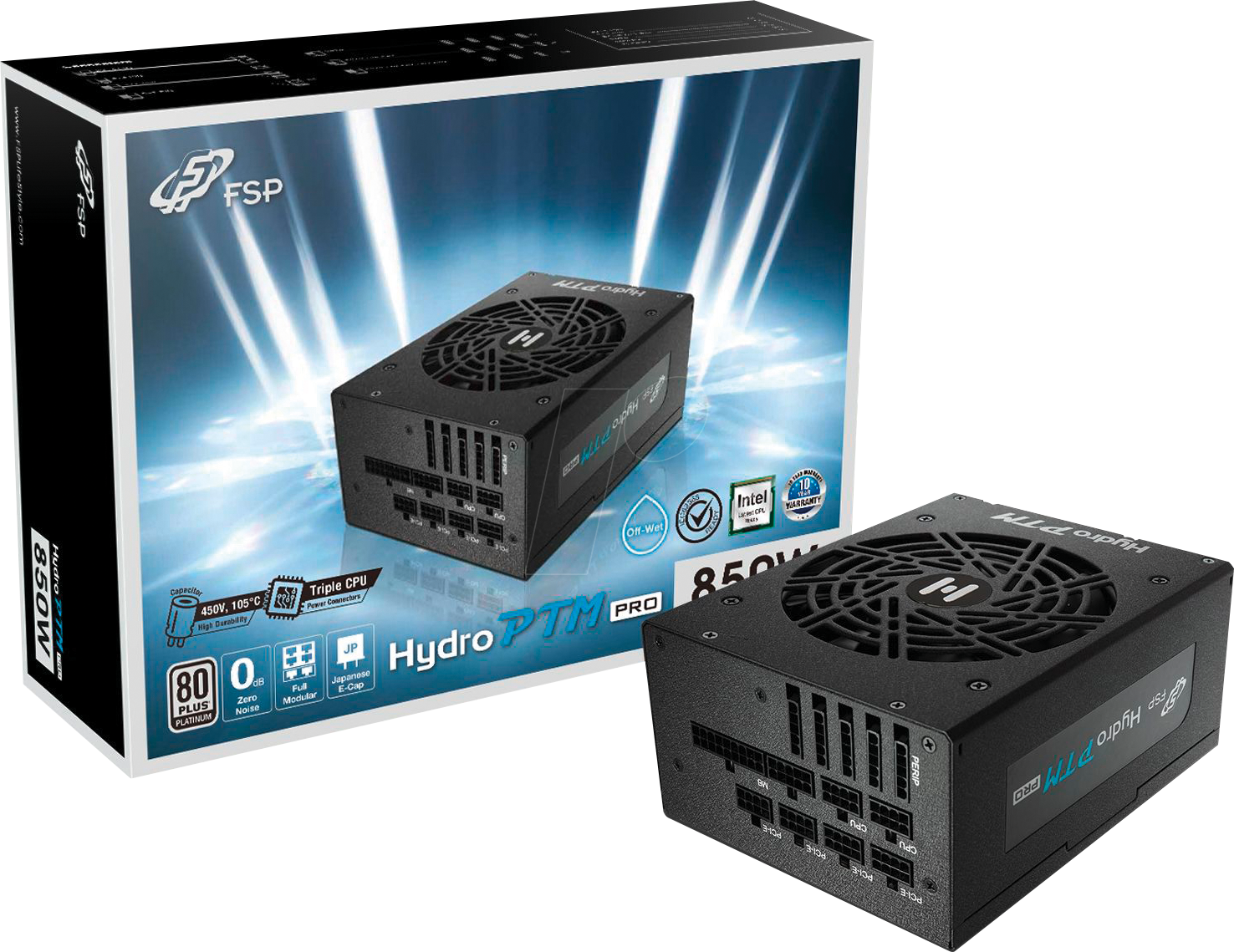 Furnizues Energjie FSP Hydro PTM PRO 850 / 850W ATX Power Supply / 80+ Platinum Efficiency - Figura 2