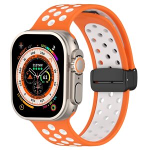 Premium Pro Band for Apple Watch 38/40/41/42mm (Series 10) – Portokalli / Bardhë
