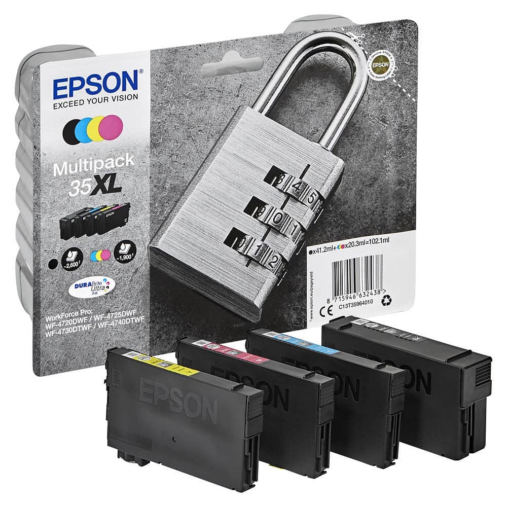 Ink Epson 35XL / Multipack / XL – Zezë/Blu/Rozë/Verdhë - Figura 2