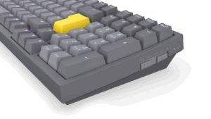 Tastierë Gaming ENDORFY Celeris 1800 Wired & Wireless / Yellow Switches / German Layout – Gri 8