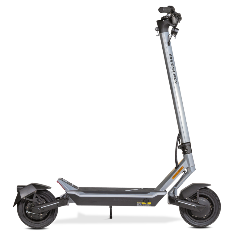 Trotinet Elektrik MS ENERGY eScooter FLARE X hydraulic d. + MS Energy helmet MSH-200_L