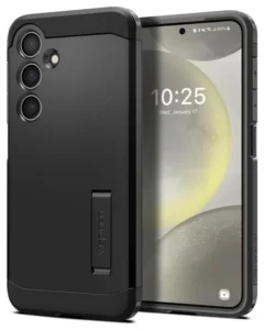 Aksesorë për telefon Spigen Tough Armor për Samsung Galaxy S24 – Zezë