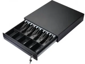Kasë GF-405 5515bc Metallic Cash Drawer POS System / 3-position key lock / e zezë