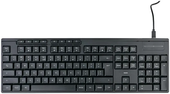 Tastierë me kabllo Hama CK‑200 / QWERTY – Zezë