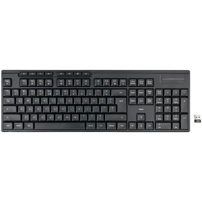 Tastierë pa kabllo Hama WK‑200 / QWERTY – Zezë