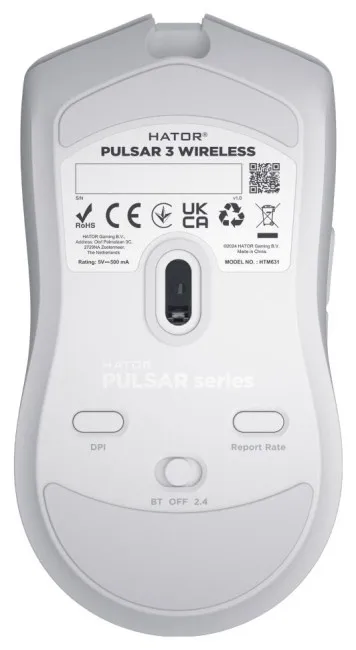 Maus Gaming Hator Pulsar 3 / Wireless / HTM631 – Bardhë - Figura 5