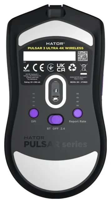 Maus Gaming Hator Pulsar 3 Ultra 4K / Wireless / HTM680 – Zezë - Figura 5