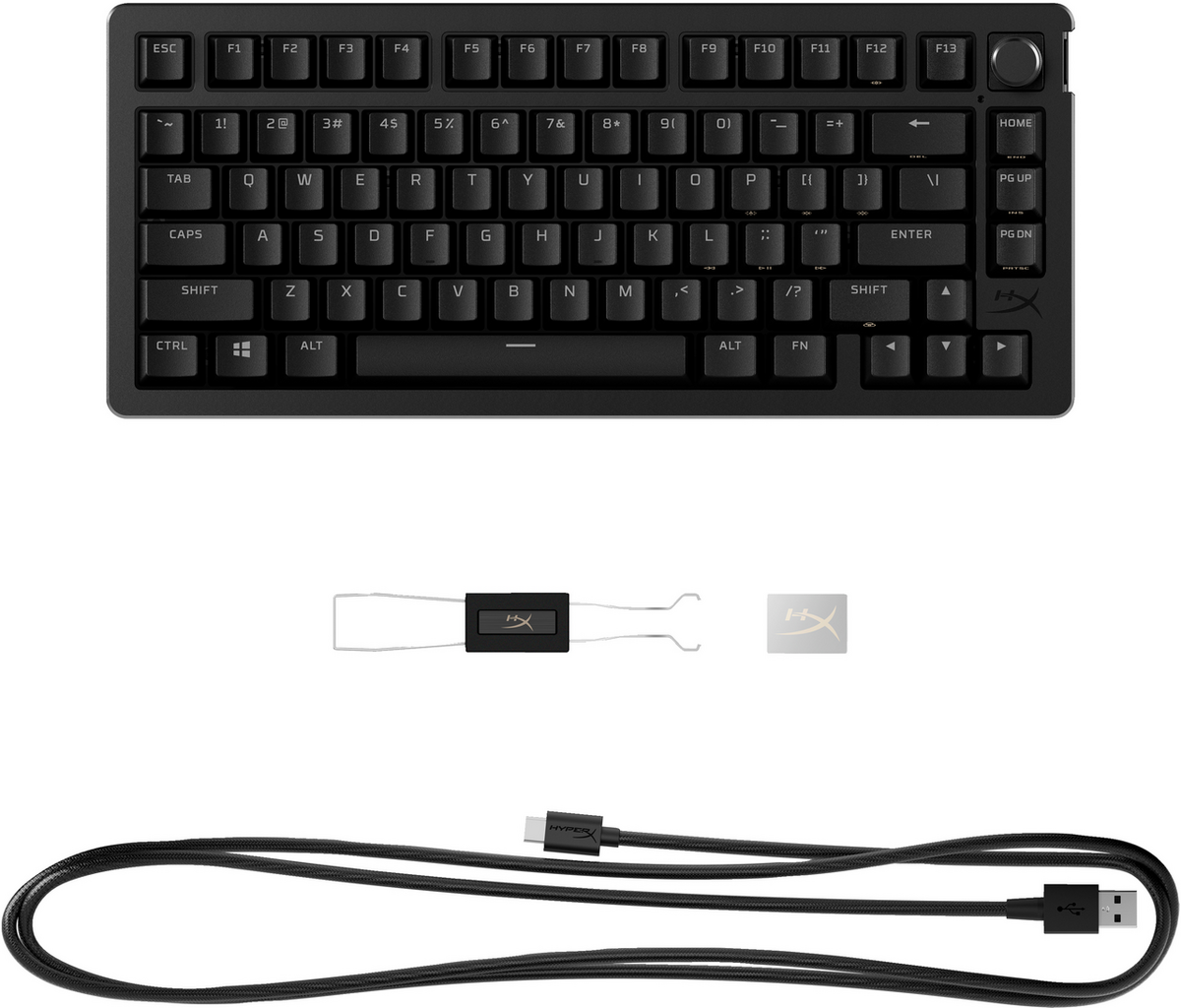 Tastierë Gaming HyperX Alloy Rise 75 / QWERTY – Zezë