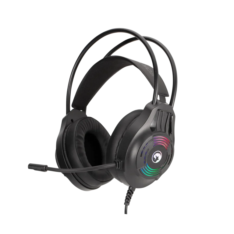 Kufje gaming Marvo H8326 / 20KHz / 89dB±3dB / RGB backlight / Microphone 360°omnidirectional / USB+3.5mm / Të zeza