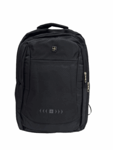 Çantë për Laptop S9002 / B53-89 / 18 Inch / Polyester / Waterproof / Soft handle / USB / E zezë