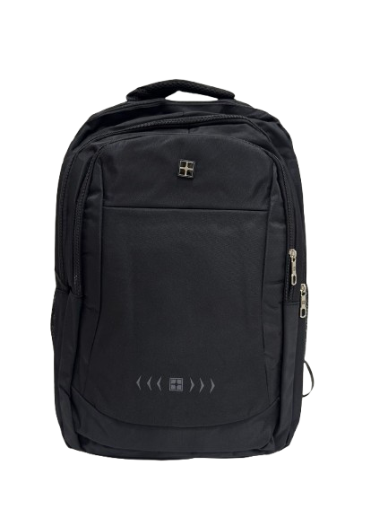 Çantë për Laptop S9002 / B53-89 / 18 Inch / Polyester / Waterproof / Soft handle / USB / E zezë