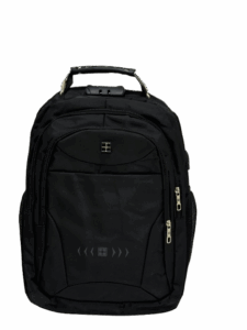 Çantë për Laptop S8501 / B53-86 / 15.6 Inch / Polyester / Waterproof / Soft handle / Lock+USB / E zezë