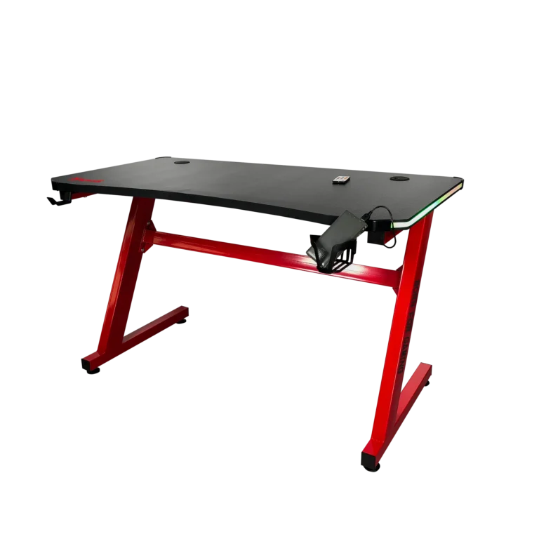 Tavolinë Gaming Marvo DE-08 Arena 50 / 1100*600*74mm / 20KG - e zezë dhe kuqe