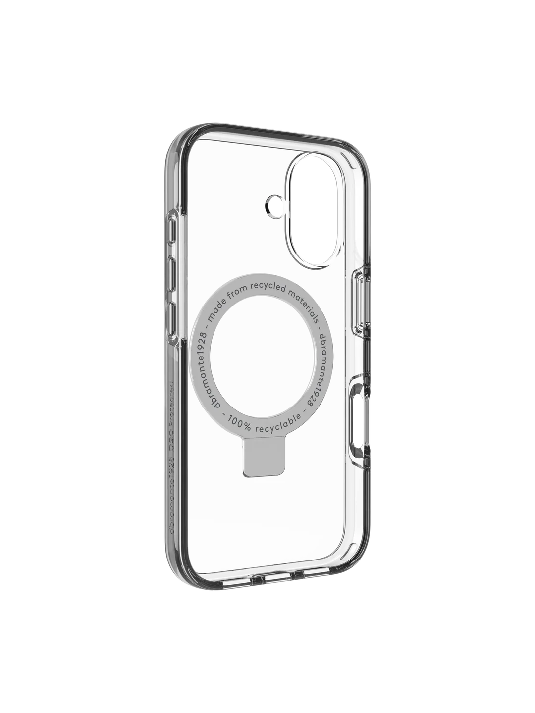 Aksesorë për telefon dbramante Iceland Ultra D3O me Kickstand për iPhone 17 – Transparente