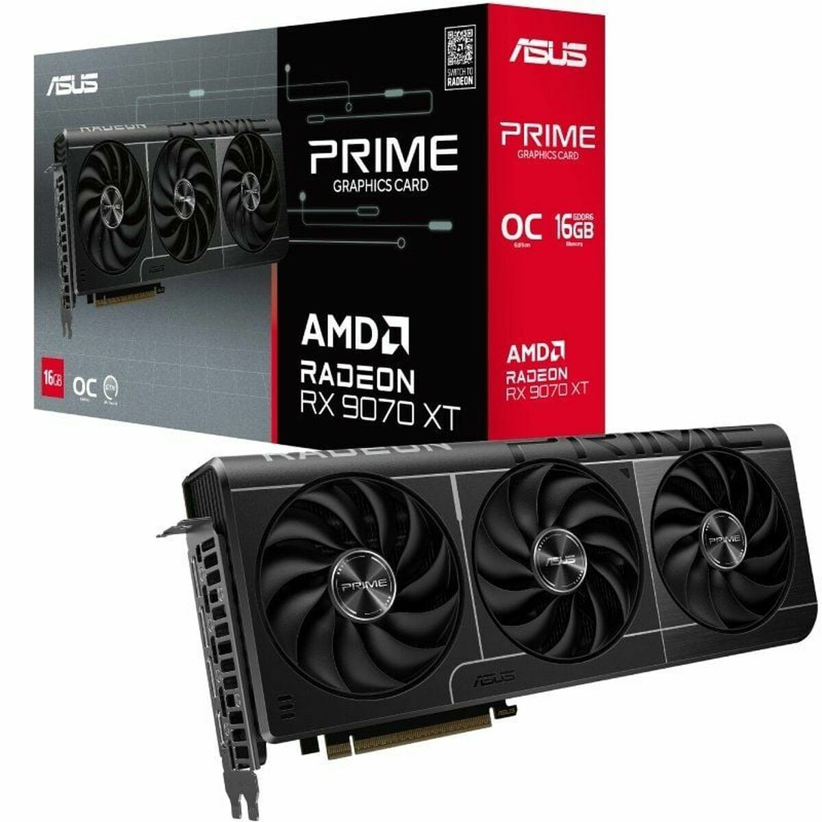Kartelë Grafike AMD Radeon RX 9070 XT / 16GB GDDR6 / AsRock CL 3 Fan