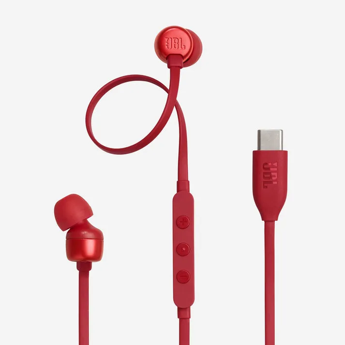 Kufje me kabllo JBL Tune 310C In-Ear USB-C - Kuqe - Figura 5