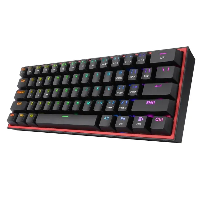 Tastierë Gaming Redragon K617 Fizz / RGB – Zezë