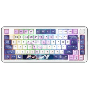 Tastierë Gaming Redragon K681ACG-RGB-PRO Cyrus - Bardhë / Vjollcë