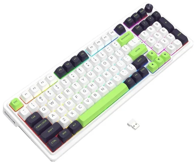 Tastierë Gaming Redragon K686WBG-RGB-MAX Eisa Max - Bardhë - Figura 6