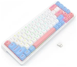 Tastierë Gaming Redragon K709WBP-RGB-PRO / Wired & Wireless / US Language – Bardhë 6
