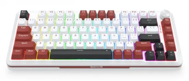 Tastierë Gaming Redragon K721WRB-RGB-M Stormhunter - Bardhë