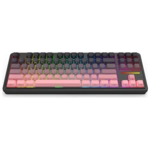 Tastierë Gaming Redragon K728SP-RGB-PRO Antonium PRO / Wired & Wireless / US Language – Zezë / Rozë