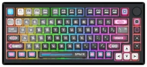 Tastierë Gaming Redragon K732MC-RGB-PRO Uranus Pro 82 - Zezë