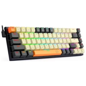 Tastierë Gaming Redragon K633CGO-RGB Ryze RGB Wired – Zezë / Verdhë 7