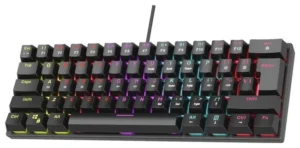 Tastierë Gaming Rampage Plower K60 Blue Switch / Wired / US Language – Zezë 7