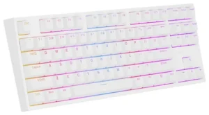 Tastierë Gaming Genesis Thor 404 TKL RGB / QWERTY – Bardhë