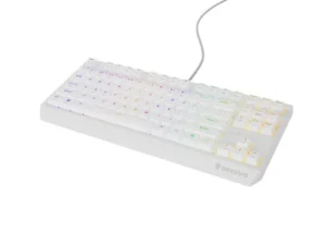 Tastierë Gaming Genesis Thor 230 TKL Outemu Brown RGB Wired / QWERTY – Bardhë 6