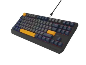 Tastierë Gaming Genesis Thor 230 TKL RGB – Naval Blue Negative, Outemu Panda / QWERTY - Zezë