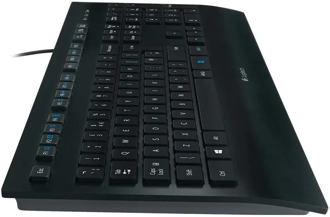 Tastierë me kabllo Logitech K280E OEM / QWERTY– Zezë