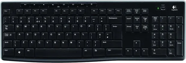 Tastierë pa kabllo Logitech K270 / QWERTY – Zezë