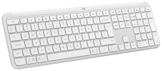Tastierë pa kabllo Logitech K950 / QWERTY – Bardhë